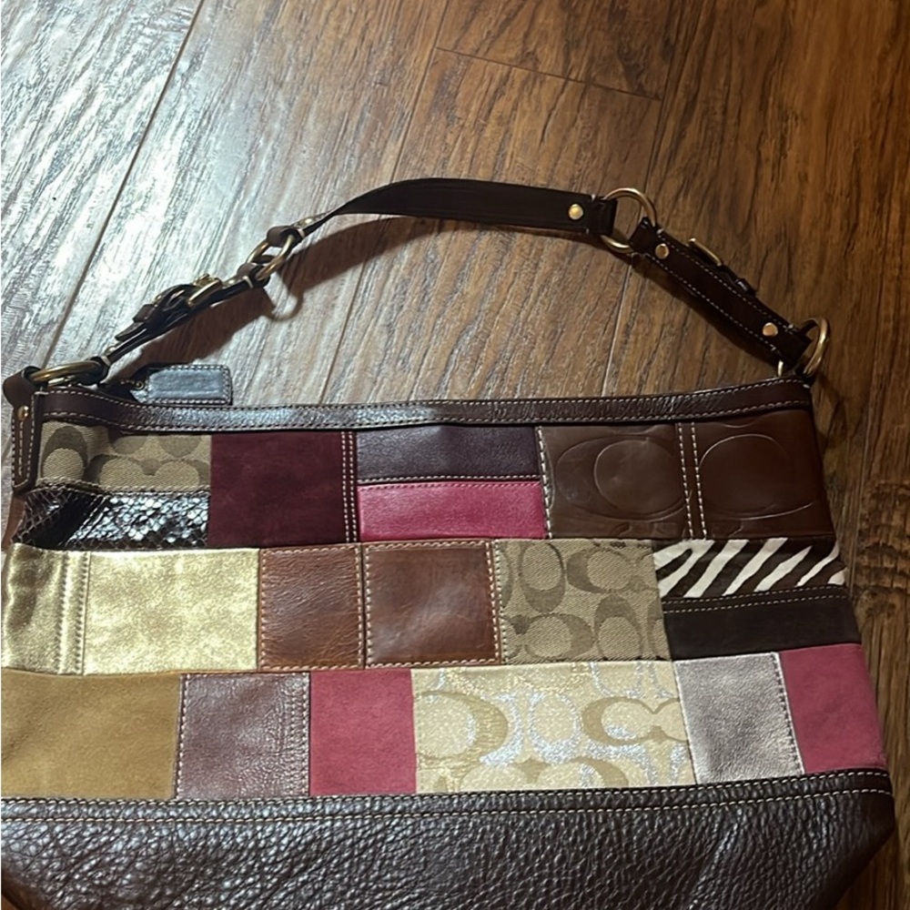 Coach patchwork $75 - Picture 2 of 2